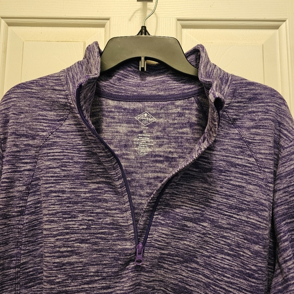 EUC St. John's Bay Purple Fleece Top - 1X - Picture 3 of 6